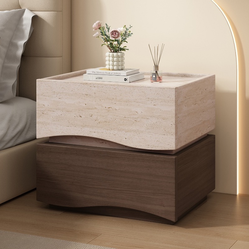 Smart Home Interior - Table de chevet avec serrure intelligente
