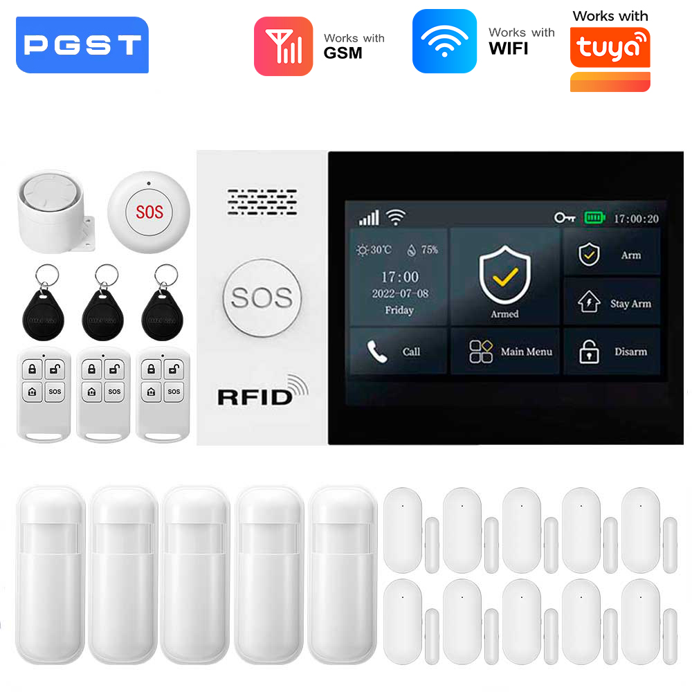 Smart Home Ecosystems - Système d'alarme intelligent GSM WIFI 2.4G,