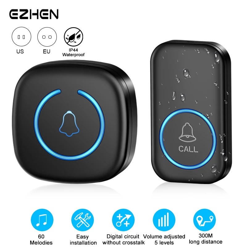 Smart Home Europe - Sonnette sans fil intelligente, sonnette de
