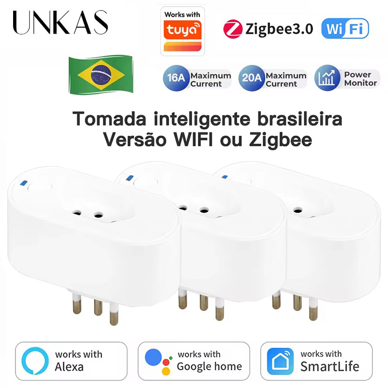 Smart Home Elements - UNKAS fonctionne avec la prise brésilienne