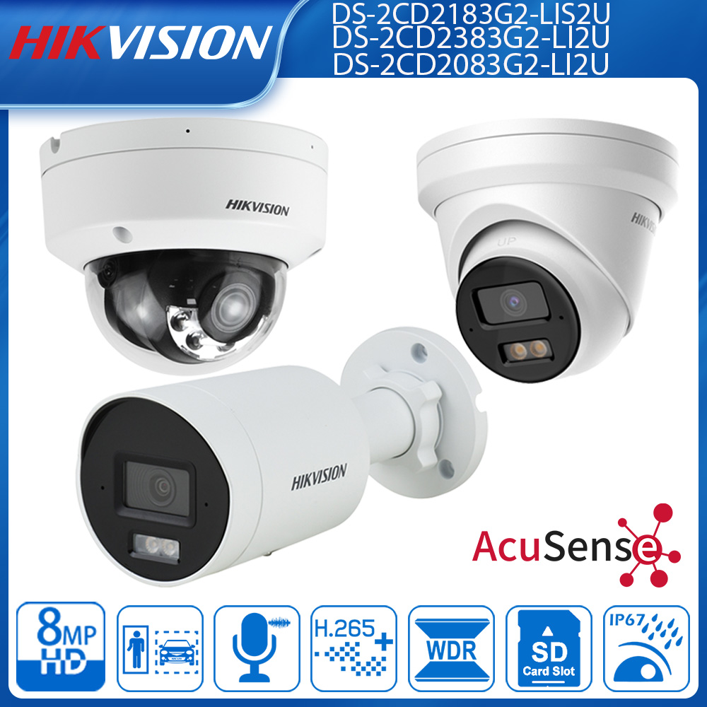 Smart Home Nas - Caméra IP Hikvision 4K Smart Hybrid