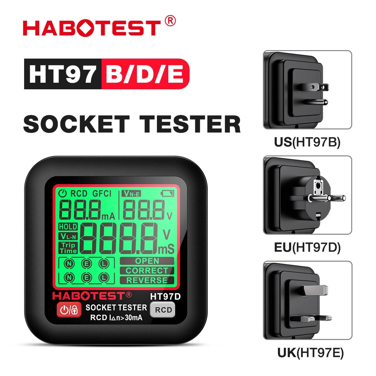Smart Home Europe - HABOTEST HT97 Testeur de Prise Numérique