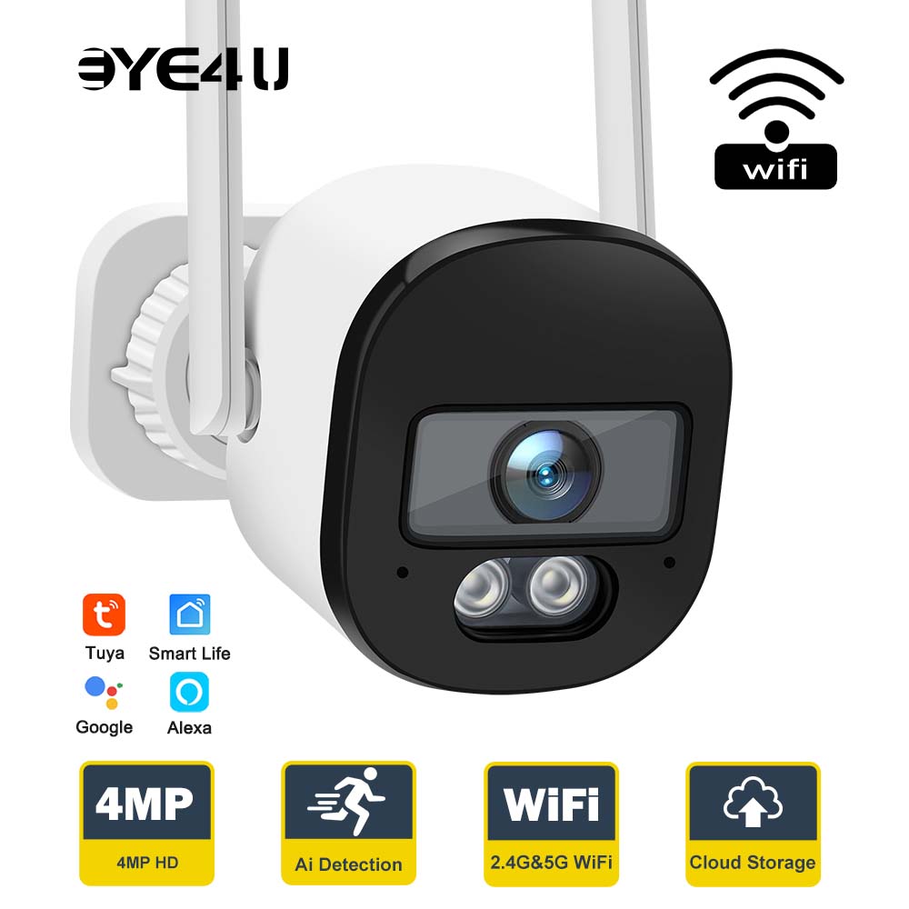 Smart Home Google Nest - Tuya-Mini Caméra de permission Bullet, Caméras