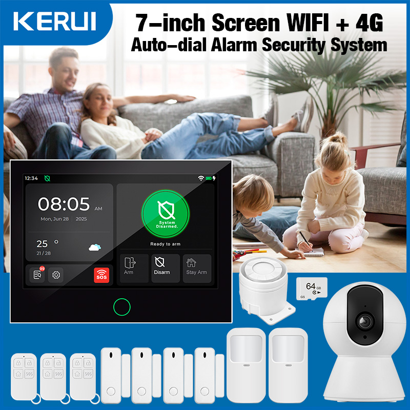 Smart Home Ecosystems - KERUI – alarme domestique sans fil