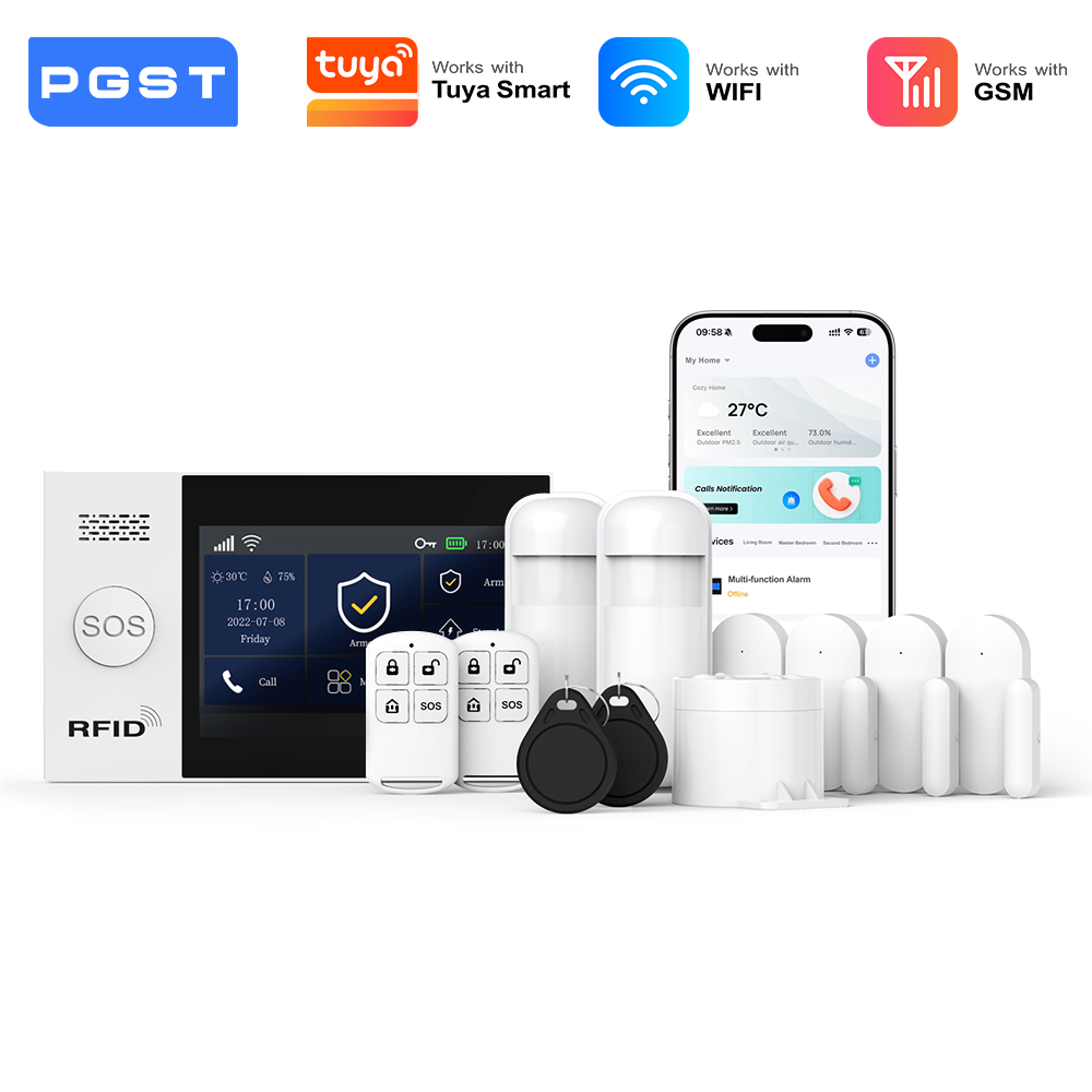 Smart Home Ecosystems - PGST alarme intelligente anti vol kit