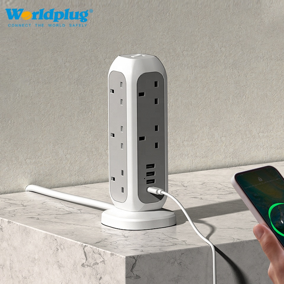 Smart Power Strip - Multiprise intelligente 11 prises UK avec