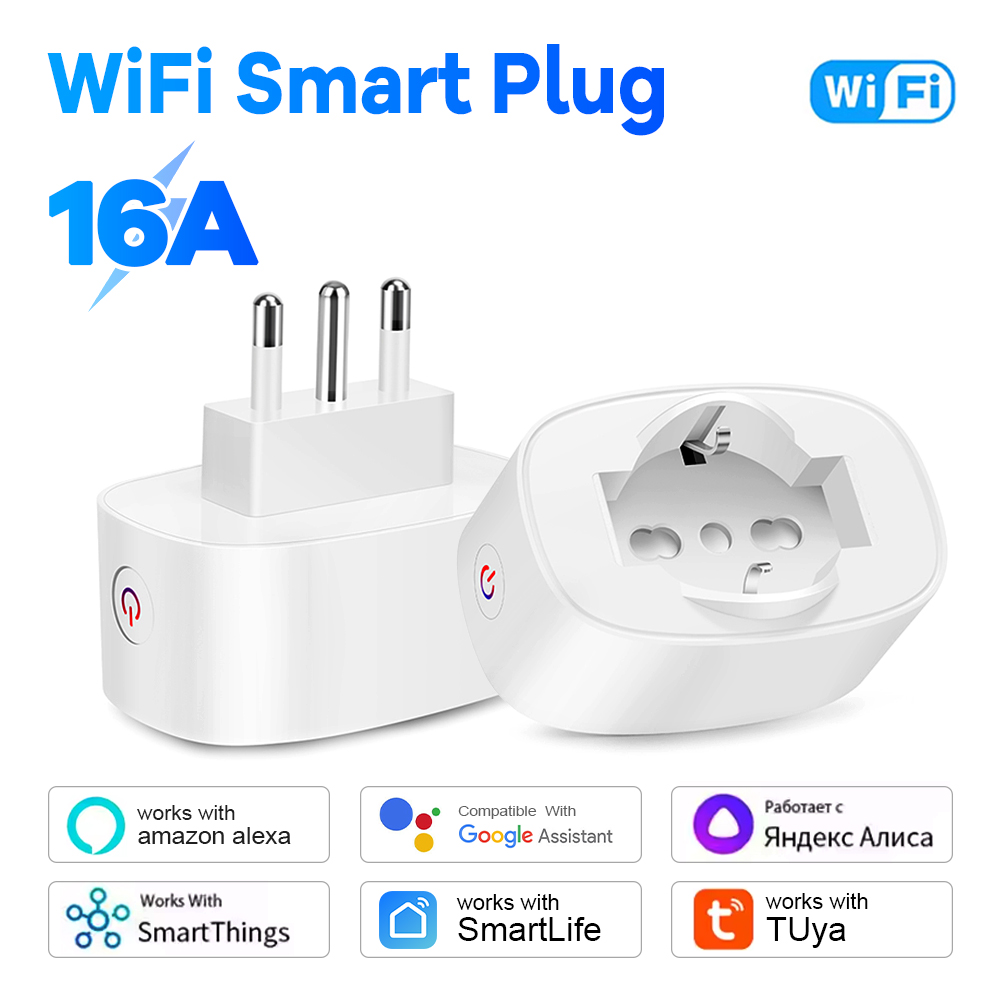 Smart Home Europe - Prise WiFi intelligente BSD60, prise chilienne