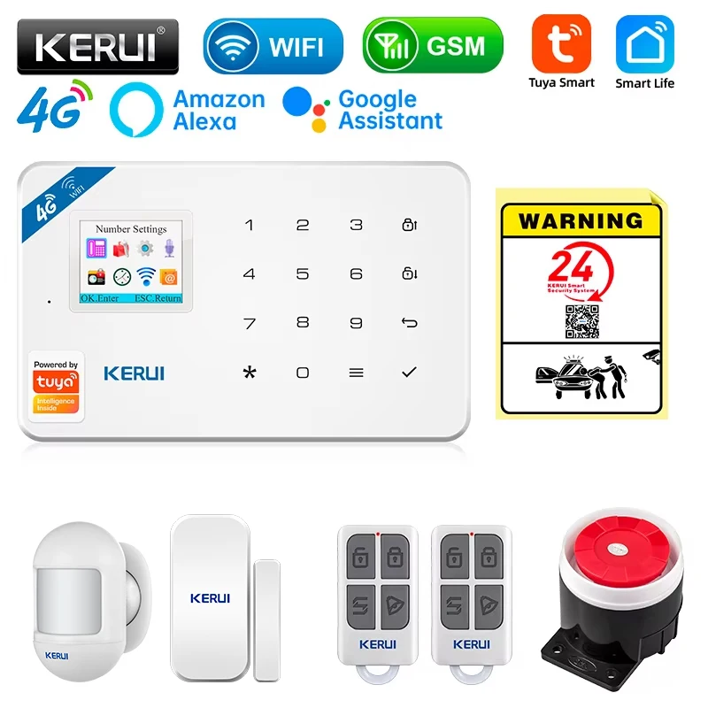 Smart Home Ecosystems - KERUI Activ- Kit de système d'alarme