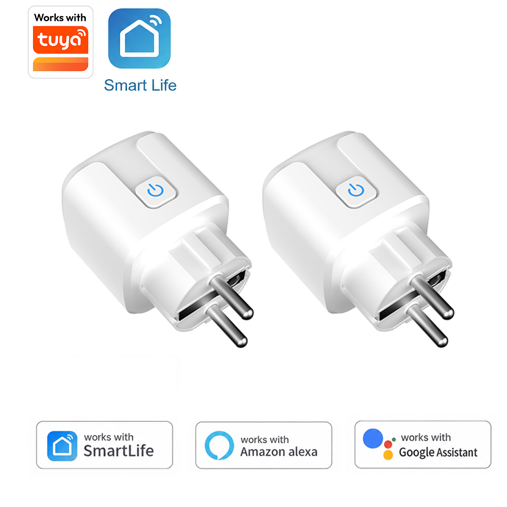 Smart Home Elements - Prise intelligente Tuya EU compatible Wi-Fi,