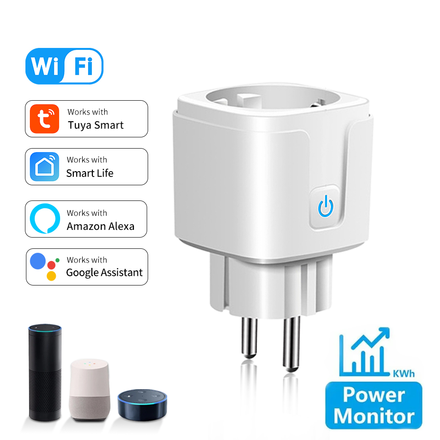 Smart Home Elements - Tuya Smart Socket EU 16A AC100-240V