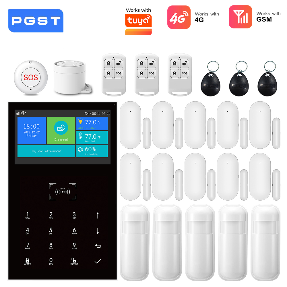 Smart Home Ecosystems - Système d'alarme WiFi GSM 4G compatible