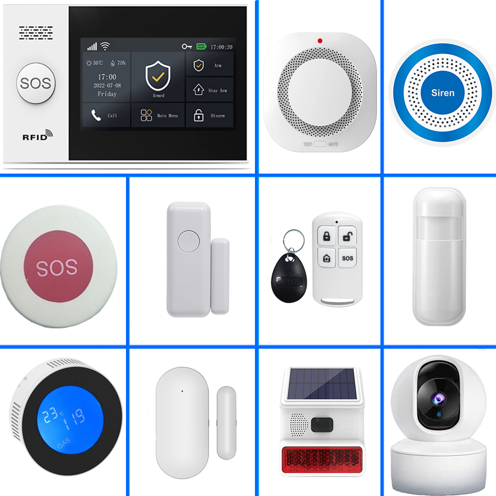 Smart Home Ecosystems - Système d'alarme domestique intelligent PGST 4G