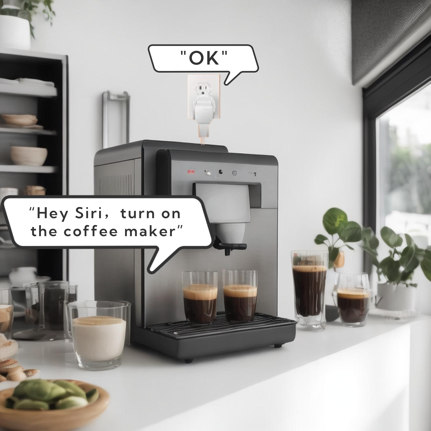 Prise intelligente ronde HomeK - Smart Home Elements avis et prix