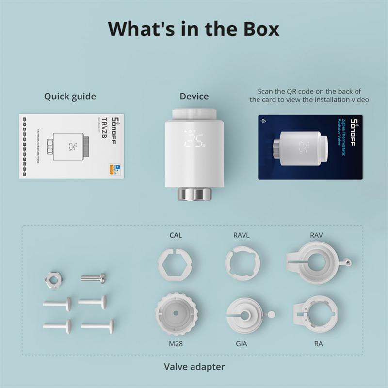 SONOFF-Vanne thermostatique in - Smart Home Mqtt avis et prix