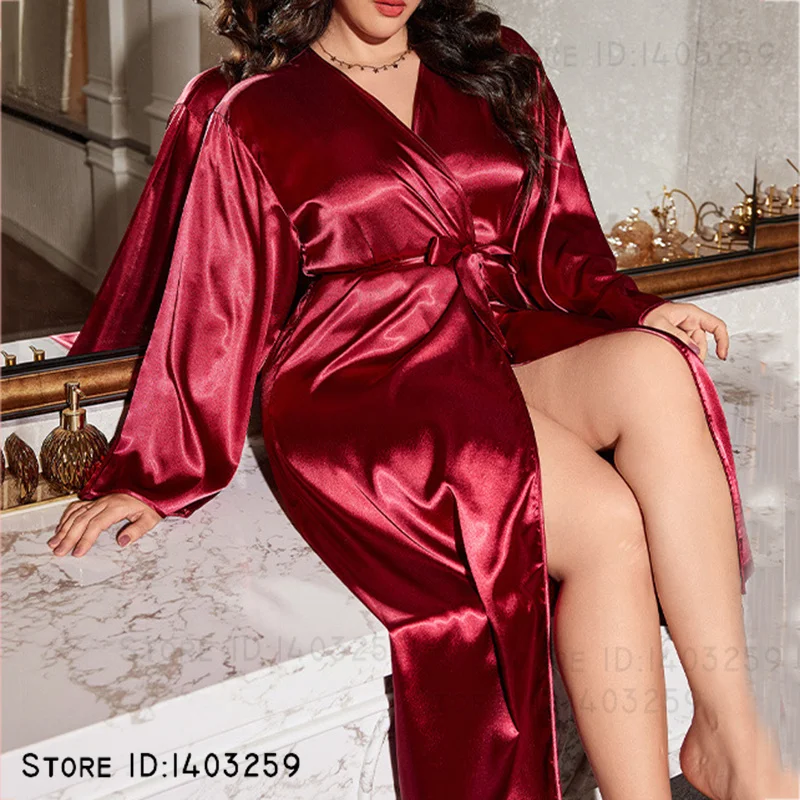 Robe longue en satin grande ta - Smart Home Plus avis et prix