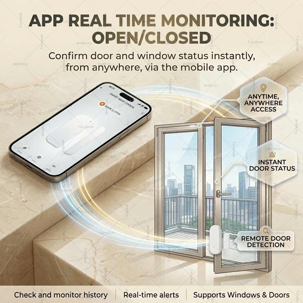 Capteur de porte/fenêtre Tuya  - Smart Home Mqtt avis et prix