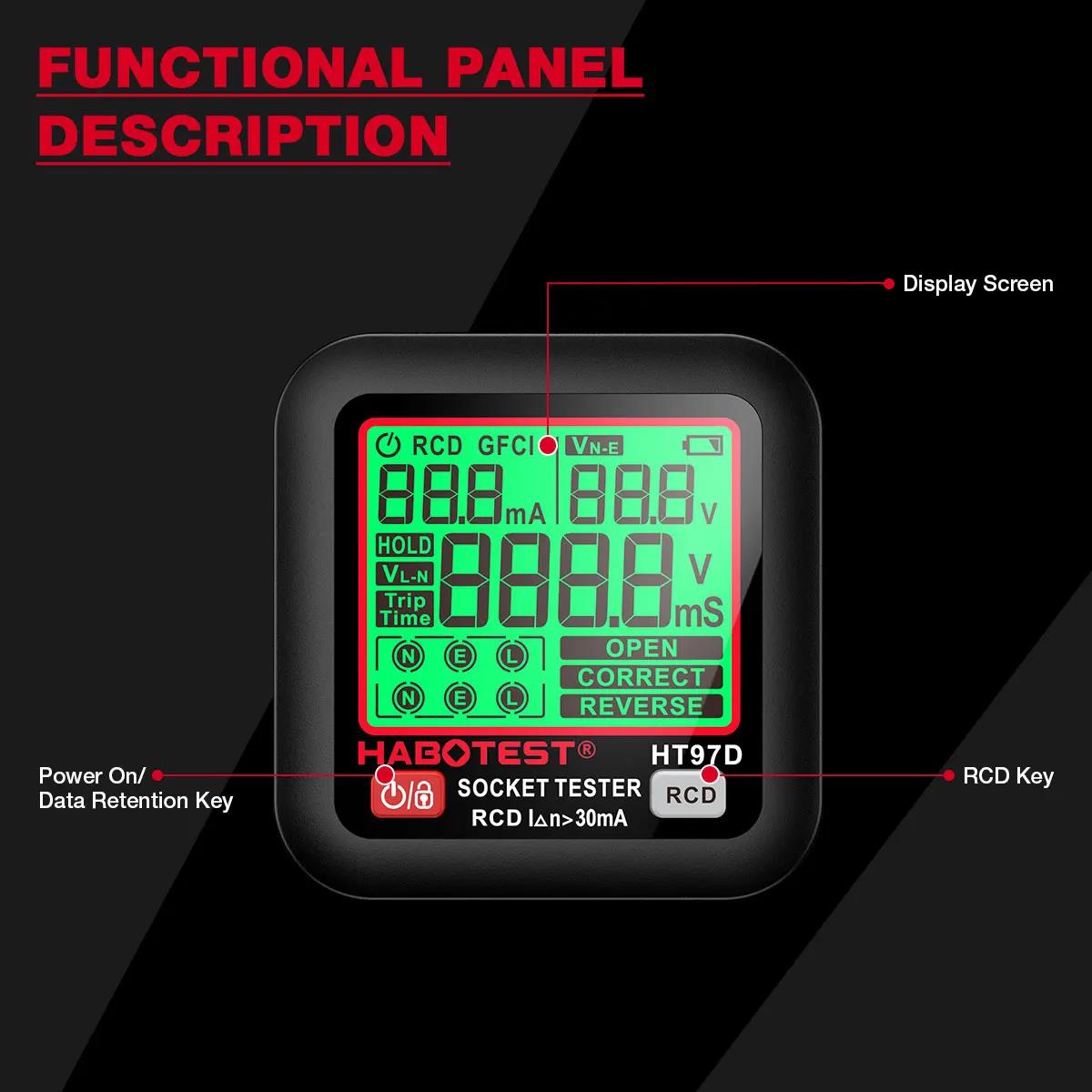 HABOTEST HT97 Testeur de Prise - Smart Home Europe avis et prix