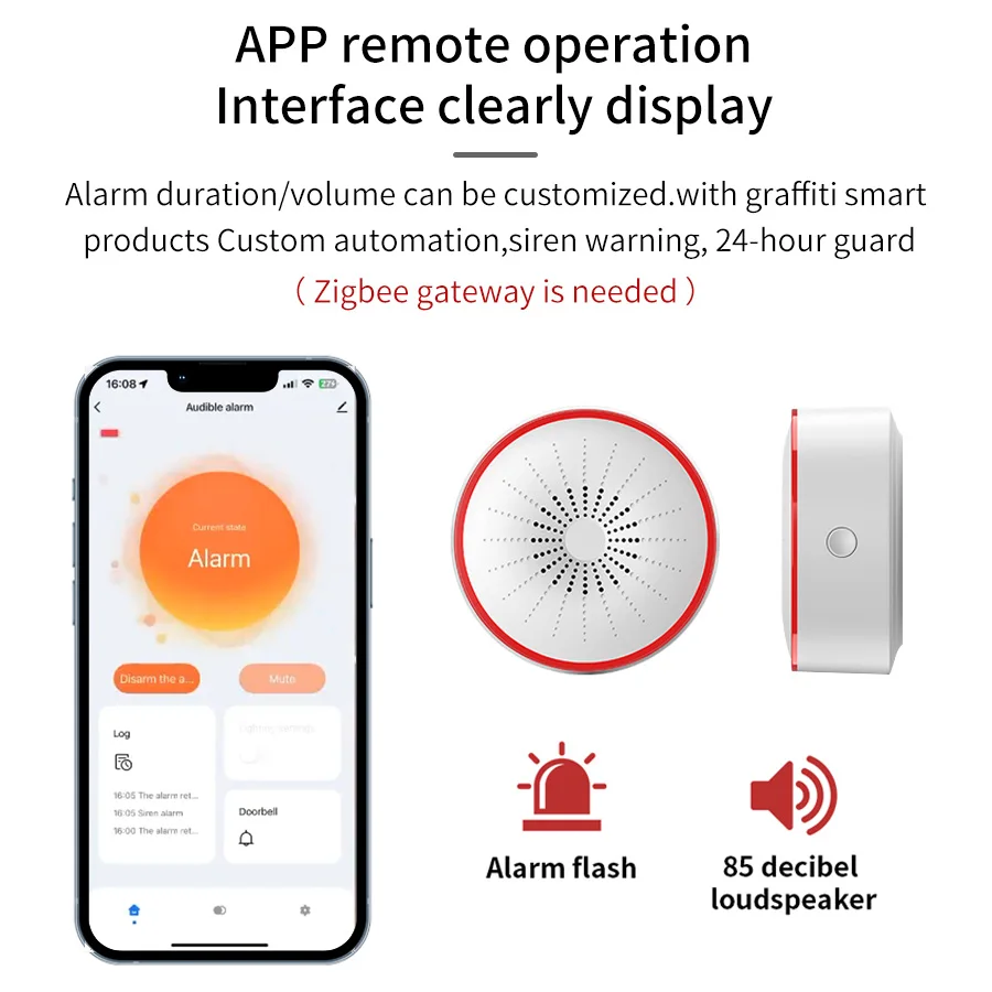 Sirène d'alarme intelligente T - Smart Home Ecosystems avis et prix
