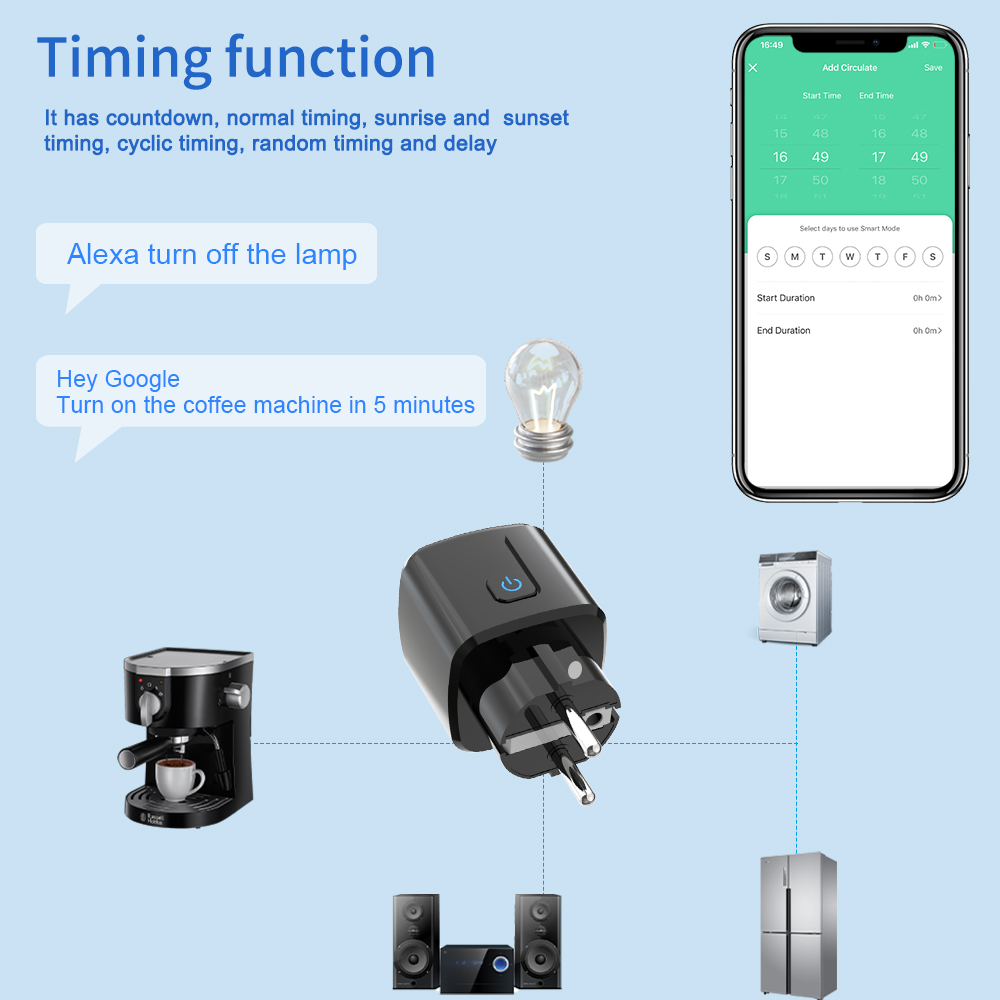 Prise intelligente Tuya WiFi a - Smart Home Europe avis et prix
