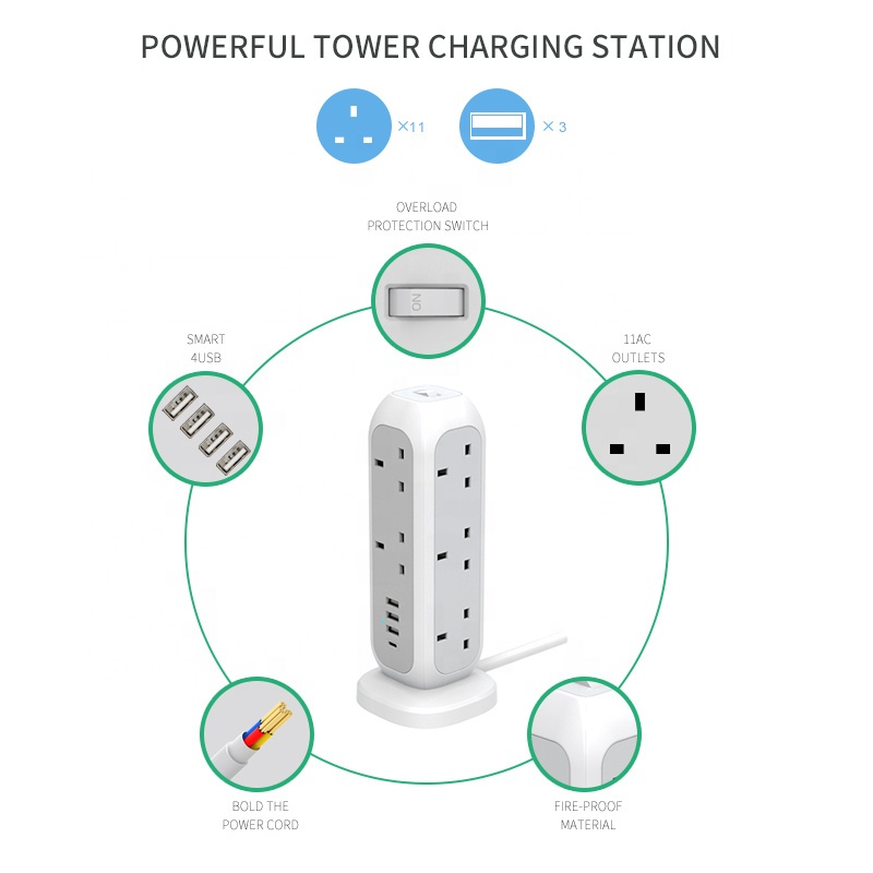 Multiprise intelligente 11 pri - Smart Power Strip avis et prix