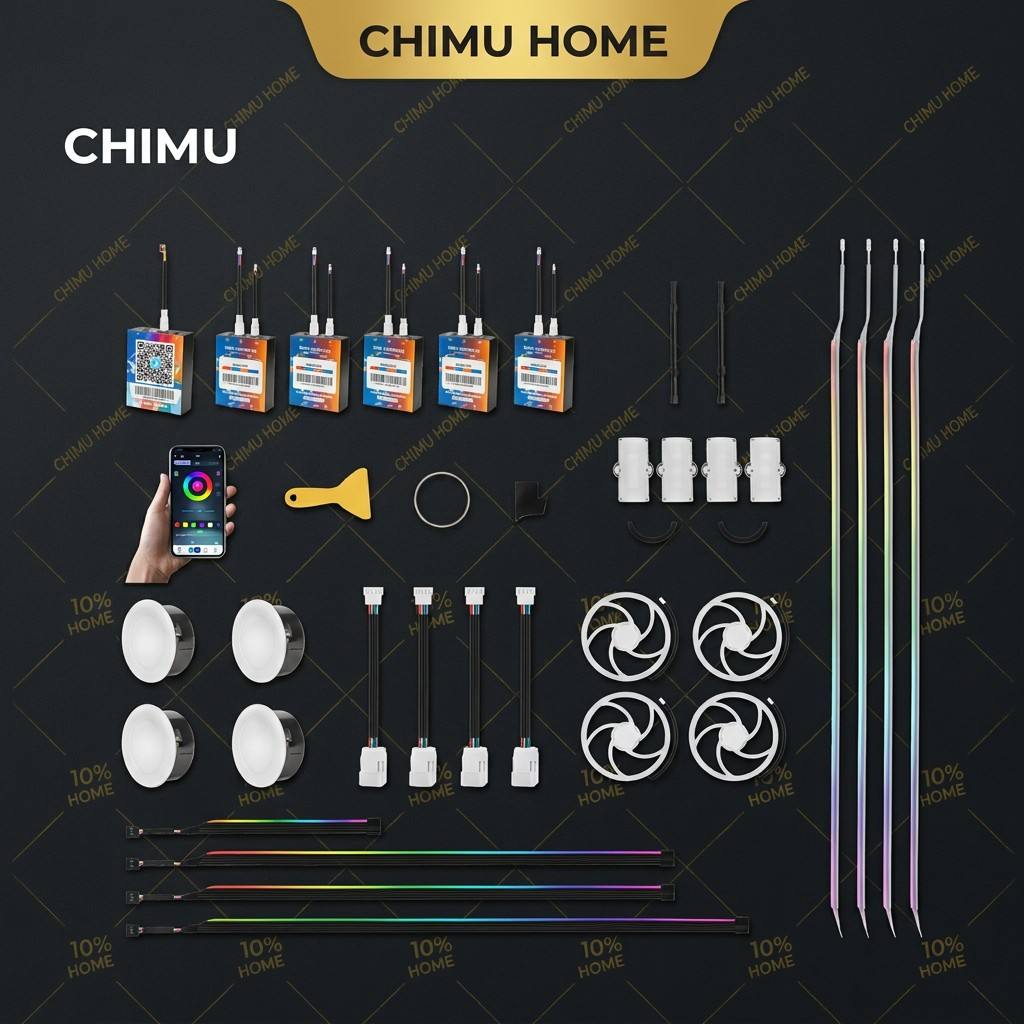 【CHIMU HOME】 Kit d'éclairage d - Smart Home Interior avis et prix