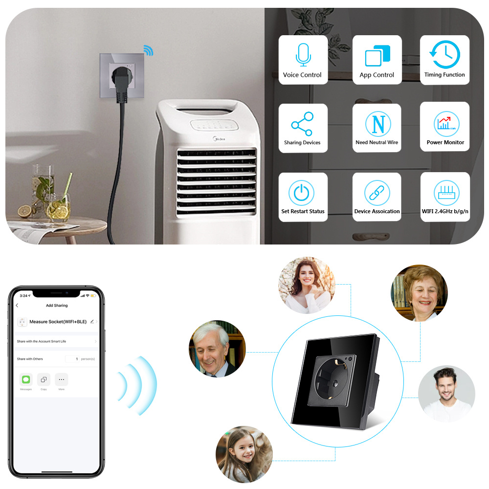 TAWOIA Wifi prise murale norme - Smart Home Elements avis et prix