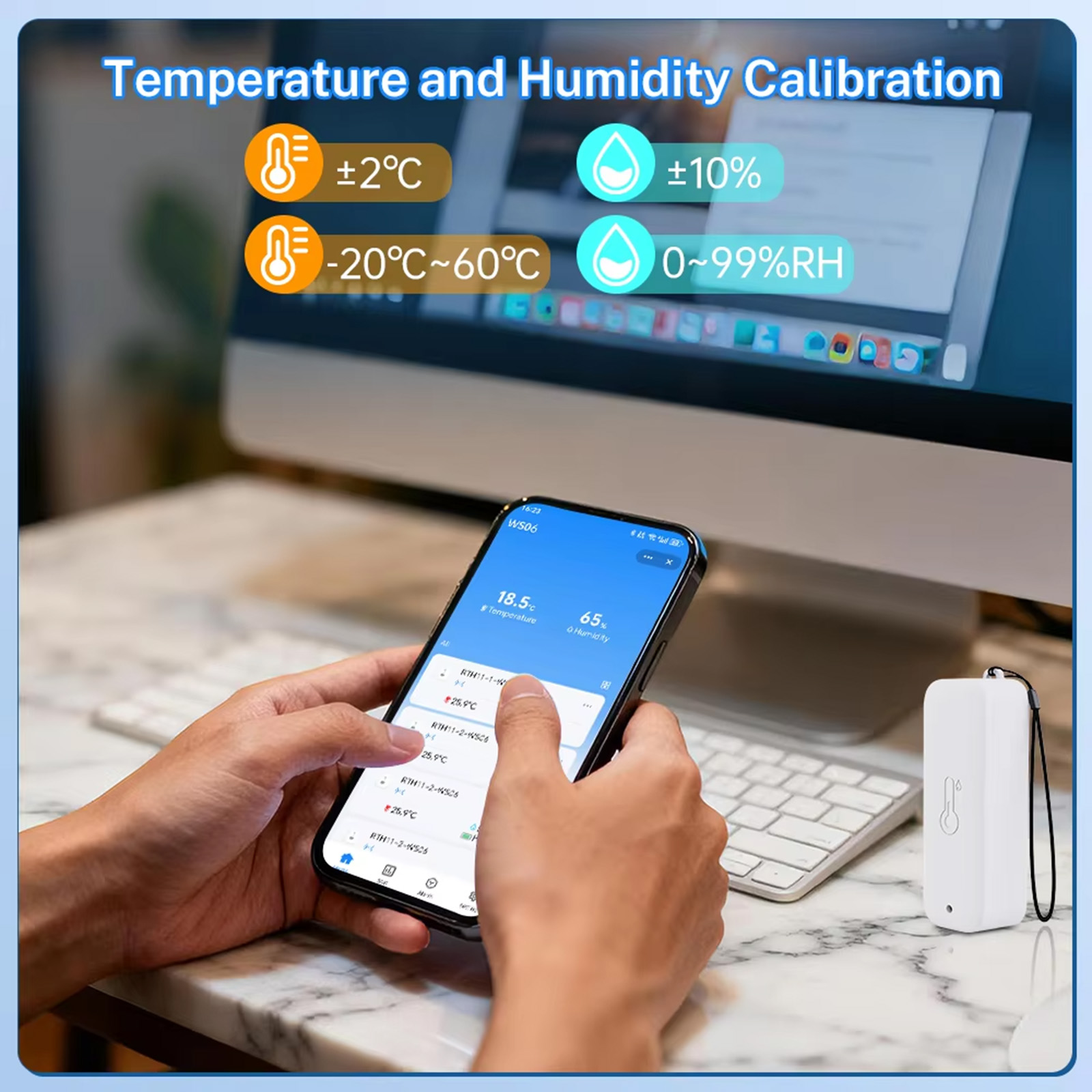 Station météo Tuya WiFi+RF433, - Smart Home Elements avis et prix