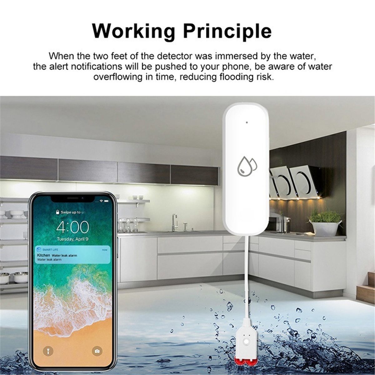 Détecteur de fuite d'eau compa - Smart Home Zigbee avis et prix