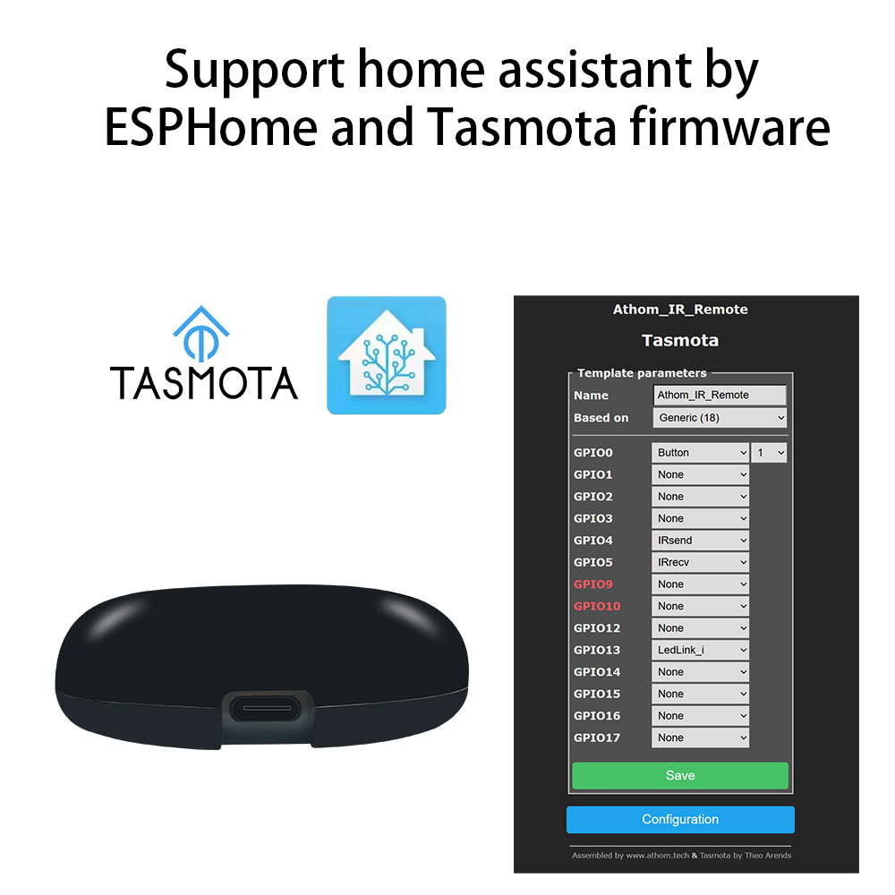 Tasmota MQTT IR télécommande E - Smart Home Mqtt avis et prix